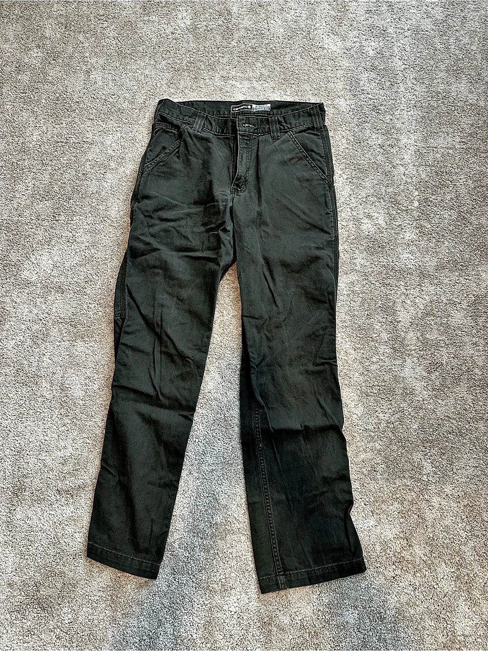 Carhartt Relaxed Fit Utility Work Pant Cargo Pants Black Waist 30 x 32